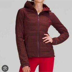 lululemon athletica Maroon Puffer Jacket